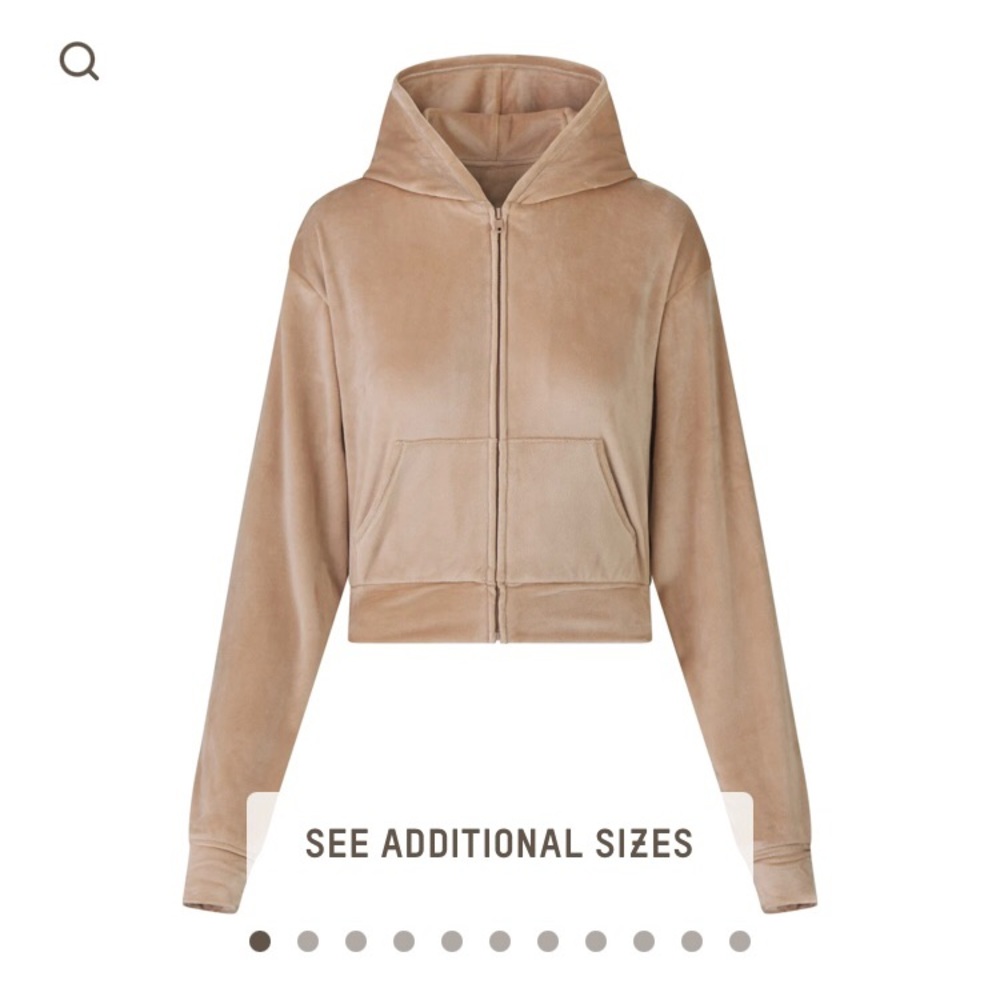 NWT SKIMS Velour Hoodie & Jogger Set